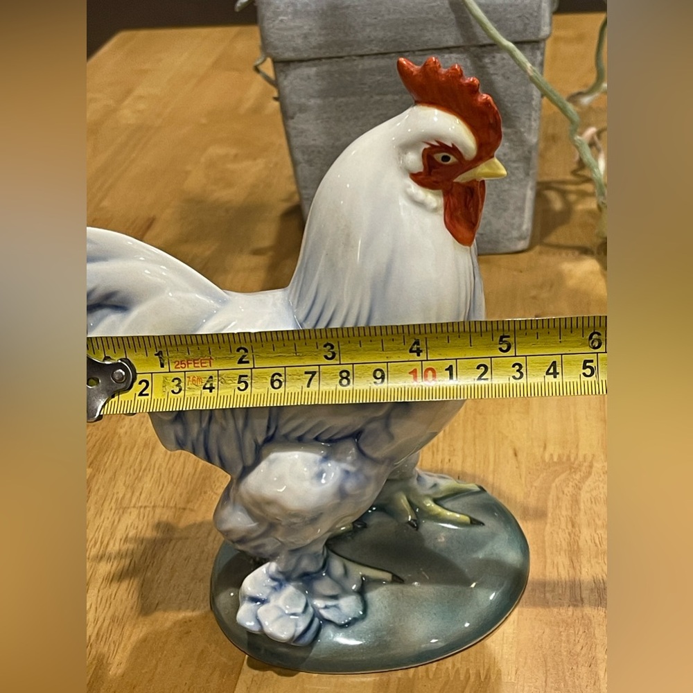 WILL GEORGE - Rooster porcelain figurine 1940s-1950s  In excellent condition - Picture 14 of 14